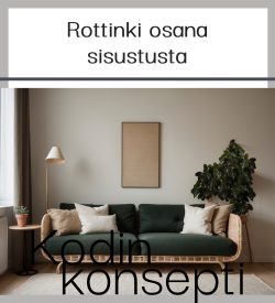 Rottinki osana sisustusta - opas